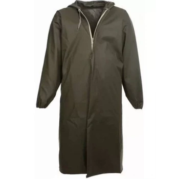 Liman, Avci, Balıkçı, Kurye Kapüşonlu Pardösü Yağmurluk - Haki