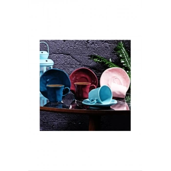 Lüks 6lı Kahve Fincanı Biçomi-82771