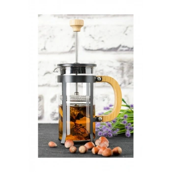 Lüx Cam 350 ml French Press Siyah