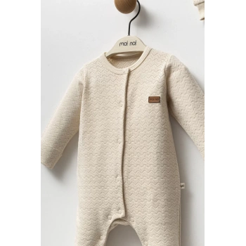 Moi Noi Şapkalı Tulum Mnb1249 Bej