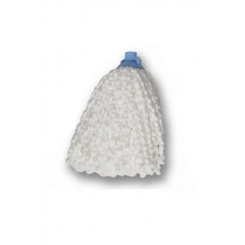 Mop Mikrofiber Beyaz Örgülü Paspas İp Biçomi-MF01