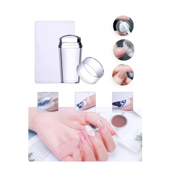 Oje Baskısı İçin Silikon Başlıklı Transfer Dizayn Baskı Aparatı