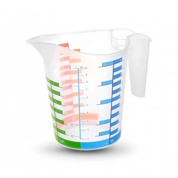 Ölçü Kabı Dereceli Renkli 1000 Ml