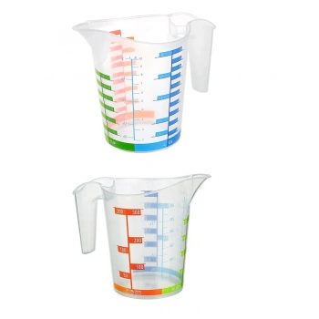 Ölçü Kabı Dereceli Renkli 1000 Ml + 300 Ml Set