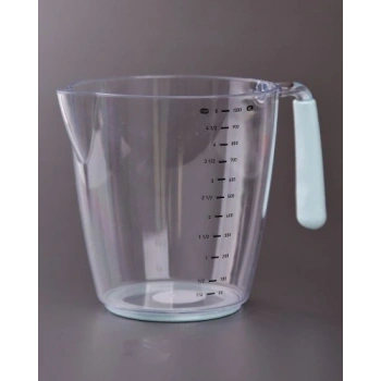 Ölçü Ve Hamur Kabı 1000 Ml - Silikon Sap