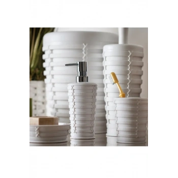 Palm Tuvalet Fırçası Beyaz Biçomi-E22