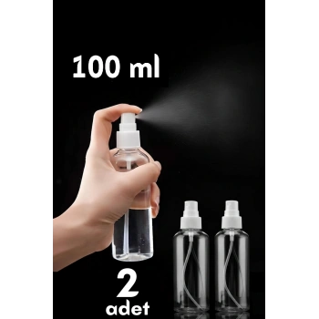 Püskürtücü Boş Sprey Şişe 100 Ml 2 Adet