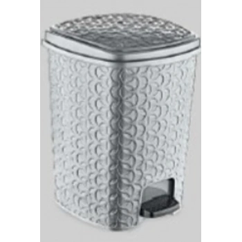 Rattan Star Pedallı Çöp Kovası 12 Lt. Biçomi-E248
