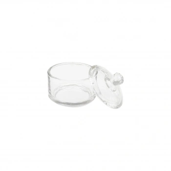 Şekerlik Mini Kapaklı Cam Şekerlik 90ml