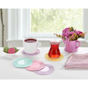 Silikon Bardak Altlığı - 3 Adet