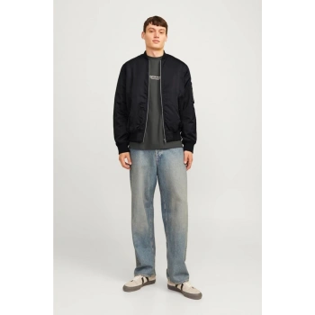 Siyah Bomber Mont  Siyah -