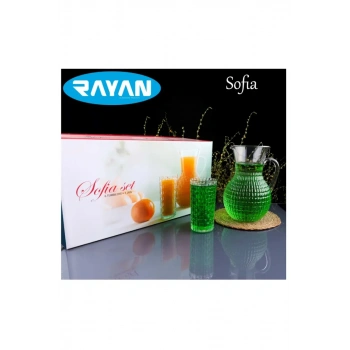 Sofia 7 Parça Sürahi Meşrubat Seti Biçomi-82656