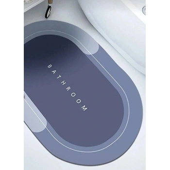 Süper Su Emici Kaymaz Tabanlı Banyo Paspası ( 40x60 )cm