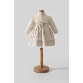 Tongs Baby Elbise 8051 Ekru