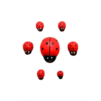 Uğur Böceği Dolap Süsü 7li Biçomi-ALK-130