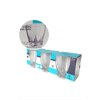 Venüs 3lü Su Bardağı 250Ml Biçomi-212