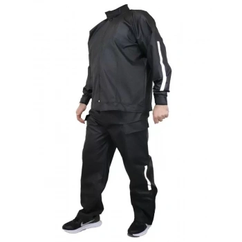 Yağmurluk Takım (Bahçıvan Tipi Askılı Pantolon ve Mont) - Siyah