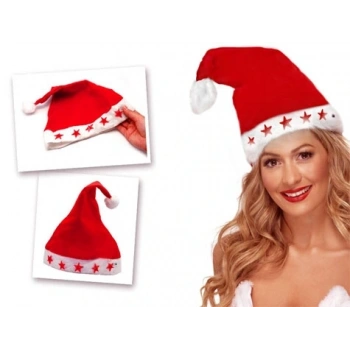 Yılbaşı Özel Işıklı Noel Baba Şapkası