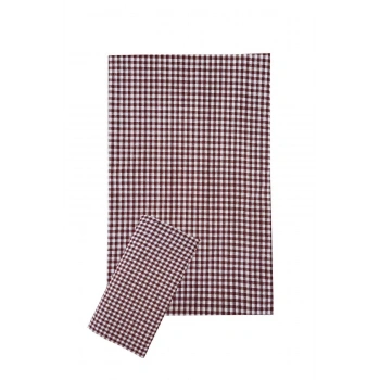 Zefir Desen Sofra Bezi Masa Örtüsü 170 x 170 Cm Bordo