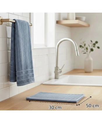 6lı Buklet Dokulu Mutfak ve El Havlusu Seti 30x50 cm Azra