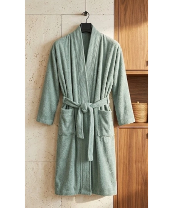 Bicomi Spa-Comfort: Islaklık Karşıtı %100 Pamuklu Unisex Bornoz