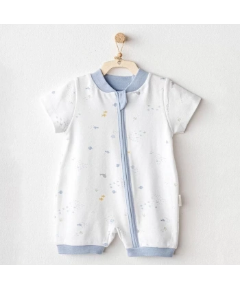 Andywawa Ac25605 Ocean İs My Happy Place Bebek Tulum White