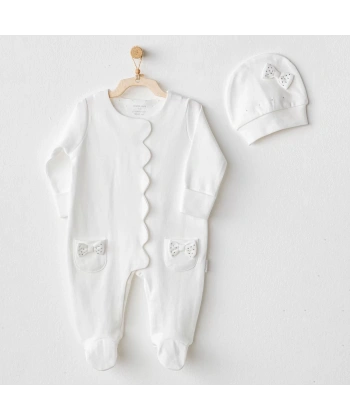 Andywawa Ac25823 Chic Girl Tulum Takım Ekru