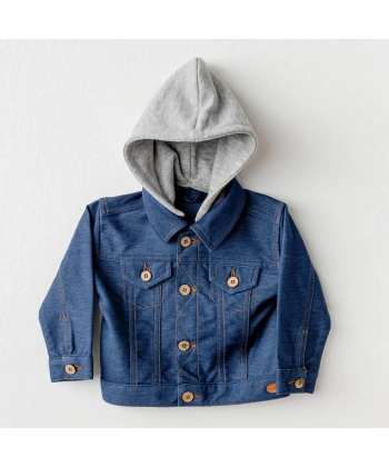 Andywawa Ac25936 Jacket Casual Bebek Ceket İndigo