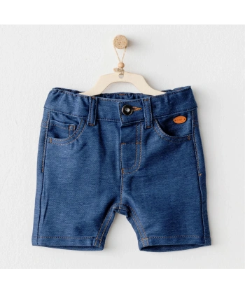 Andywawa Ac25939 Casual Bebek Şort İndigo