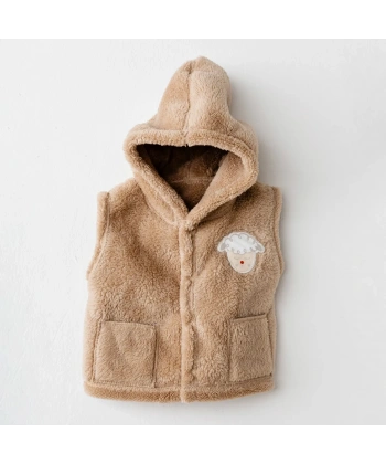 Andywawa Ac26163 Tinny S Sheeps Yelek Beige