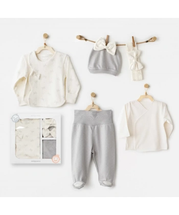 Baby Bow Bliss 5li Hastane Çıkışı Ekru