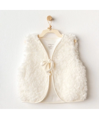 Basic Bebe Yelek Ekru