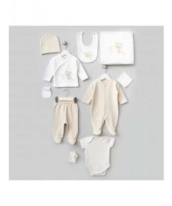 Bebitof Sevimli Kaplan 10 Parça Hastane Çıkışı 10095 Ekru