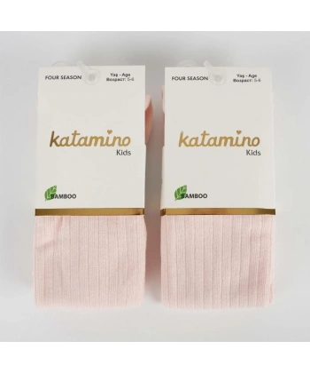 Beyza Kız Bambu Külotlu 1-5 Yaş  Pudra