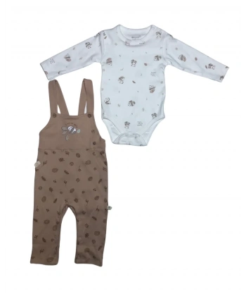Bibaby Biorganic Love  Our Earth Salopet 60786 Mocha