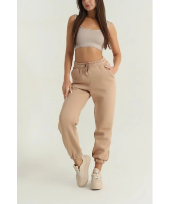 BİÇOMİ 3 iplik şardonlu paça lastikli eşofman bisküvi is001