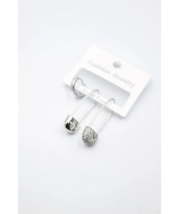 biçomi 3lü Filkete Küpe - Gümüş