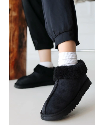 BİÇOMİ Abby Siyah Süet Bot