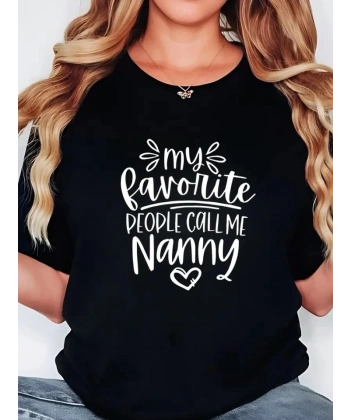 Biçomi Baskılı Oversize Bisiklet Yaka T-shirt - Siyah