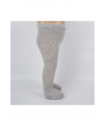 biçomi Bebek Pamuklu Külotlu Çorap Gri