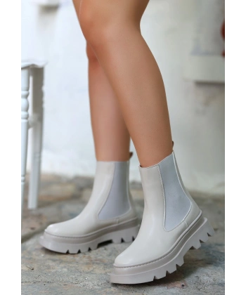 BİÇOMİ Bluen Bej Cilt Bot