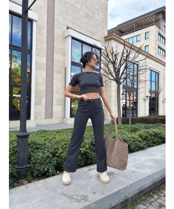 BİÇOMİ Bol paça pantolonlu alt üst takım