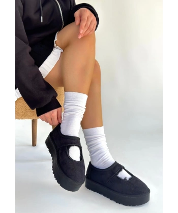 BİÇOMİ Carren Siyah Süet Bot