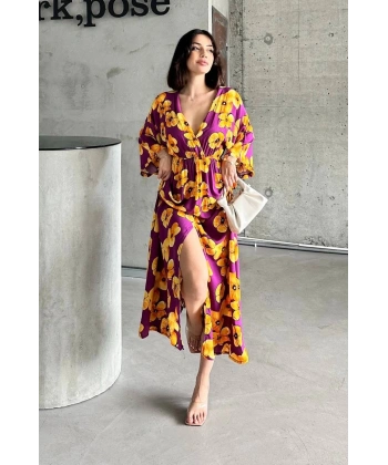 BİÇOMİ Çiçek baskılı elbise