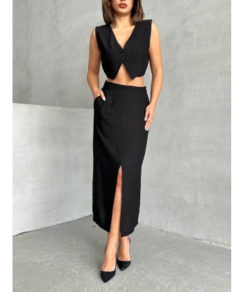 BİÇOMİ Çilek takım etek yelek