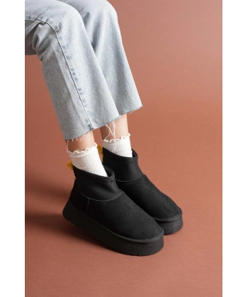 BİÇOMİ Cuen Siyah Süet Bot