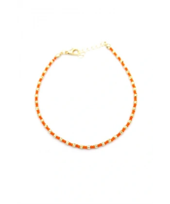 biçomi Dorika Boncuk Halhal - Turuncu