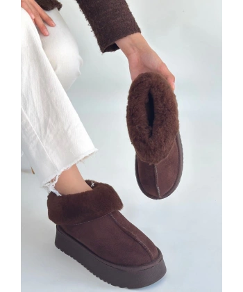 BİÇOMİ Edali Kahverengi Süet Bot