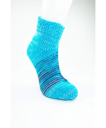 biçomi El Örgüsü Kışlık Şık Kadın Yün Patik D15