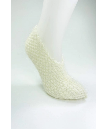 biçomi El Örgüsü Kışlık Şık Kadın Yün Patik D5